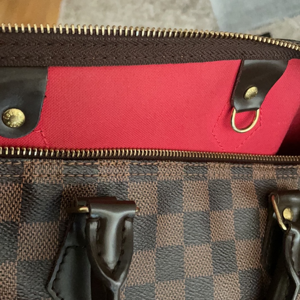 Authentic Louis Vuitton Damier speedy 35. - Picture 12 of 13